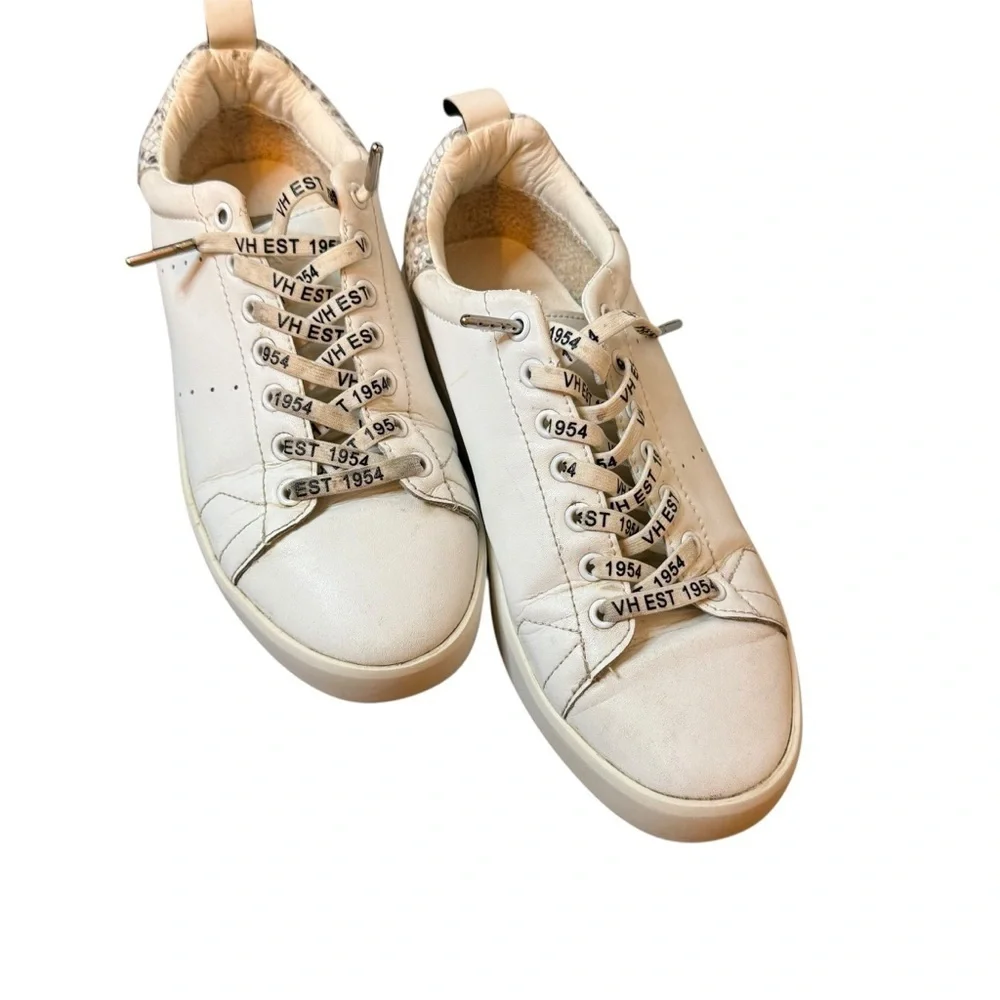 Vintage Havana | Laila White Snake Multi Leather Sneakers | Sz 8